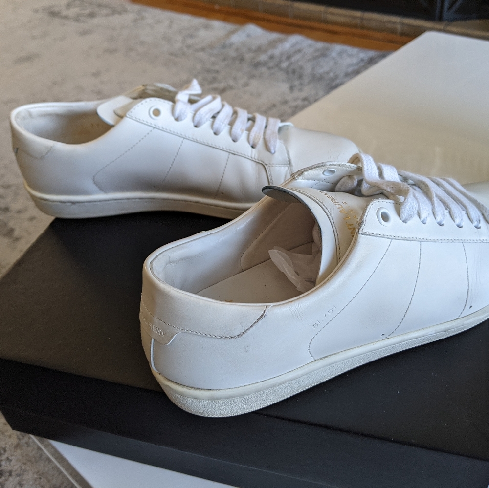 Saint Laurent White Sneakers (W) - Picture 5 of 9